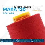 Нитка Gutermann Mara 120 (5000 метров), 1 боб., универсальная | 046 бургундский