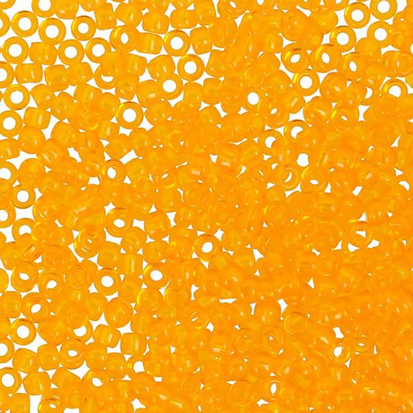 Бисер Toho 15/0 круглый (1.5 мм), 500 г, 0010 св.оранжевый