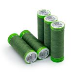 Нитки для тонких тканей Gutermann Extra Fine 150, 200м, 920 защитный хаки, 5 катушек
