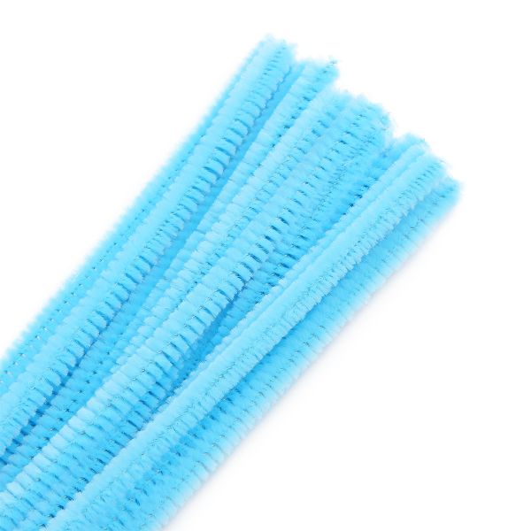 Синель-проволока, 6 мм / 30см, 30 шт/упак, Astra&Craft (A-042 голубой)