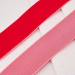 Лента бархатная (тесьма) 30.0 мм / 32.9±2 метров, 43 красный, VR-001