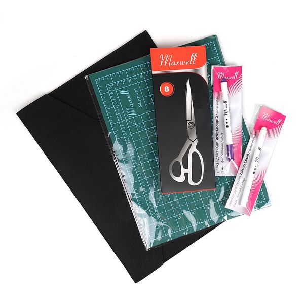 Набор швейный Maxwell 143-7012 (коврик а4, ножницы портновские 08