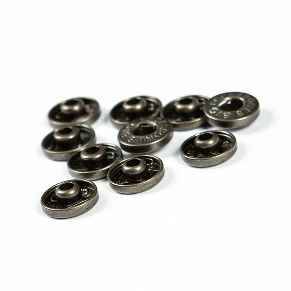 Часть кнопки Альфа (S-образная) ⌀11.5 мм (B-часть), 5/12 латунь пруж, 100 шт, BIG