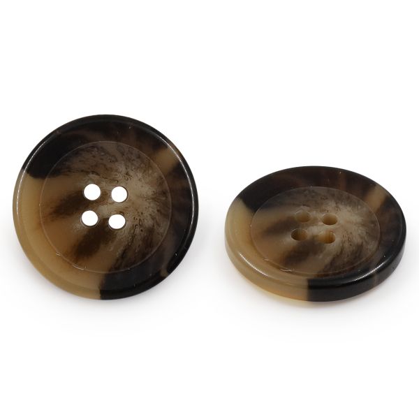 Пуговицы 4 прокола 44L (col.B (коричневый)), 36 шт