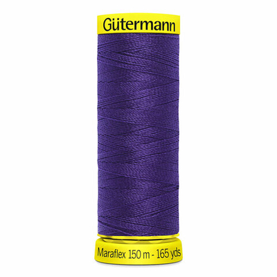 Нитки для трикотажа Gutermann Maraflex 120 (150 метров), 5 кат. | 373 т.фиолетовый