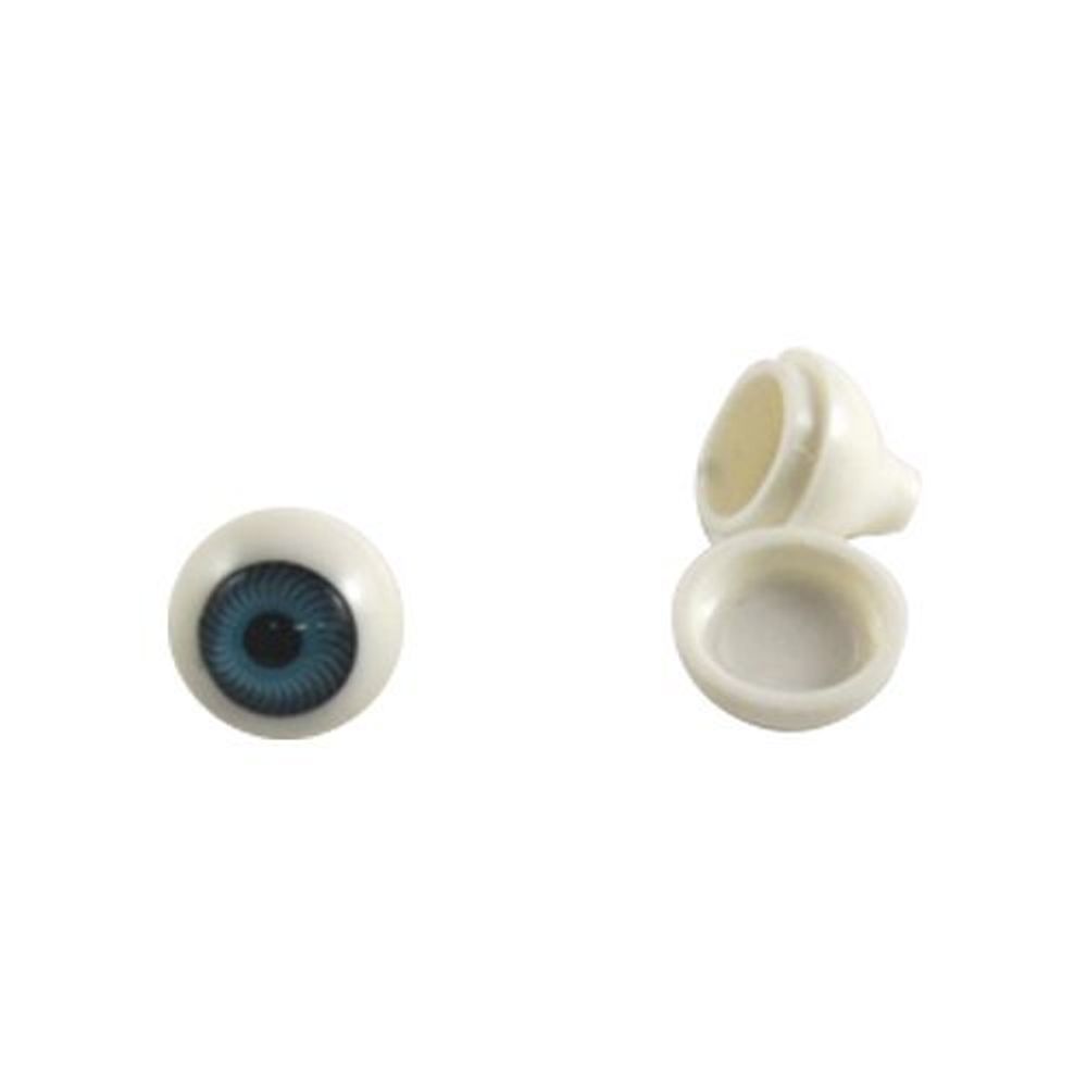 Глаза для кукол и игрушек 13 мм, 50 шт, голубые 21398