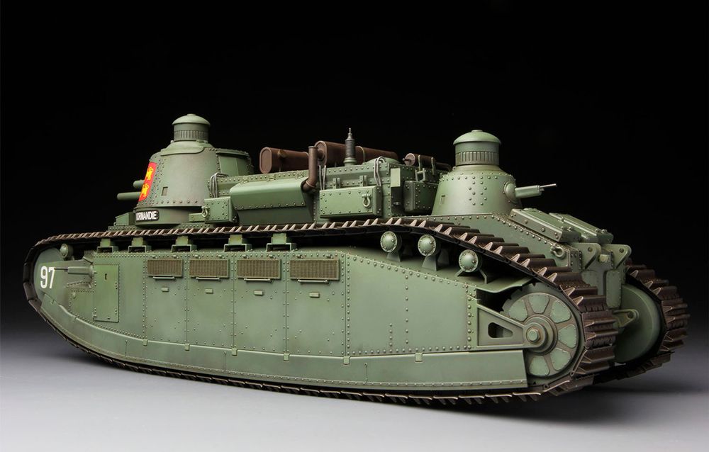 Модель сборная: танк, SUPER HEAVY TANK CHAR 2C 1/35, Meng TS-009