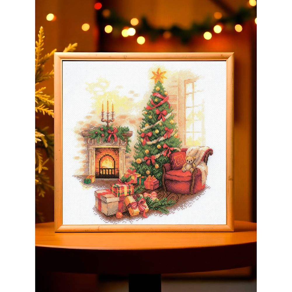 Набор для вышивания нитками Риолис, Накануне волшебства 30х30см