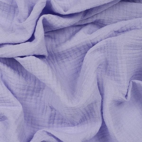 Муслин 125 г/м², 130 см / 2 метра, TBY.Mus.24723.20.2, цв.20 лаванда