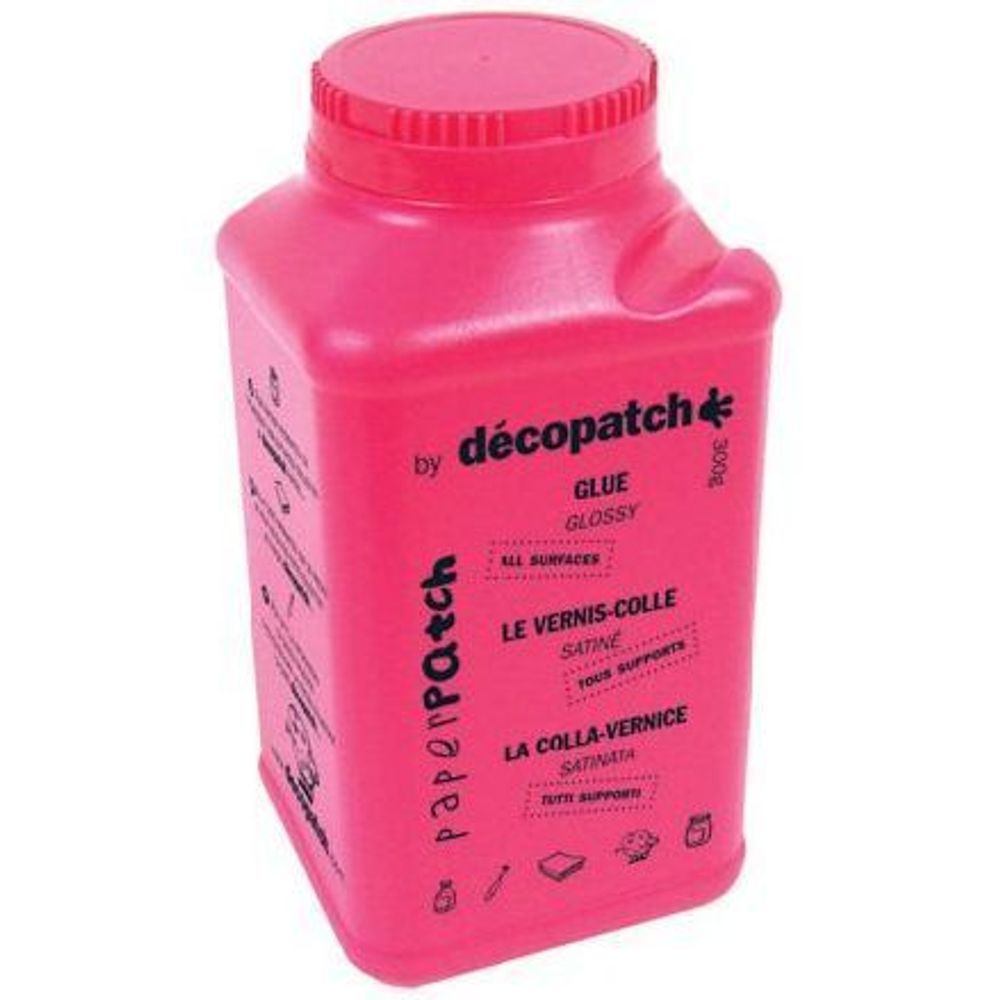 Клей-лак Decopatch-Paperpatch, розовый, 300 гр.