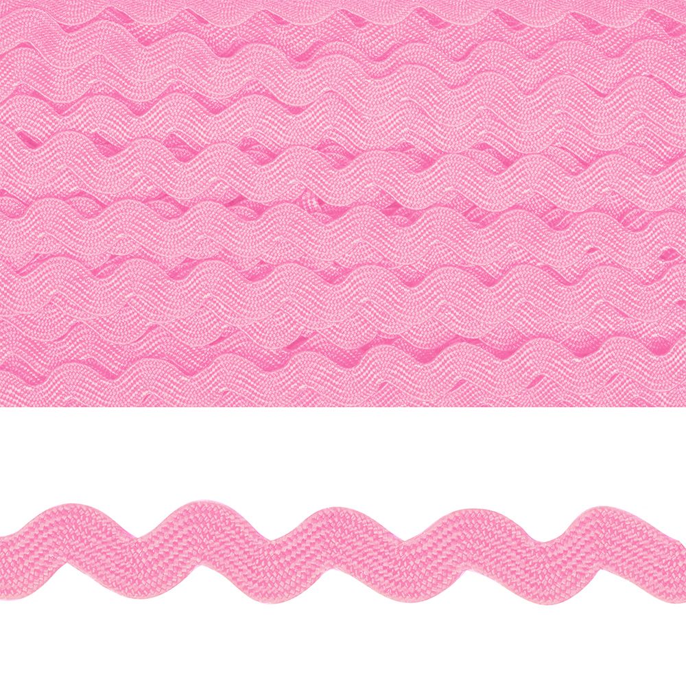 Тесьма вьюнчик 5 мм F133 нежно-розовый, уп.32,92м