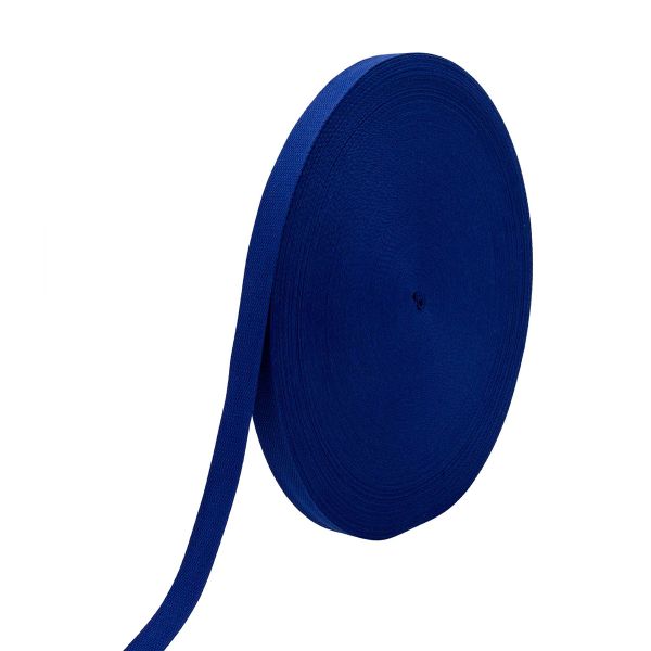 Стропа (ременная лента) 26 мм / 100 метров, [17.55 г/пог.м], матовая, имитация хлопка, 11 индиго, 3Al357