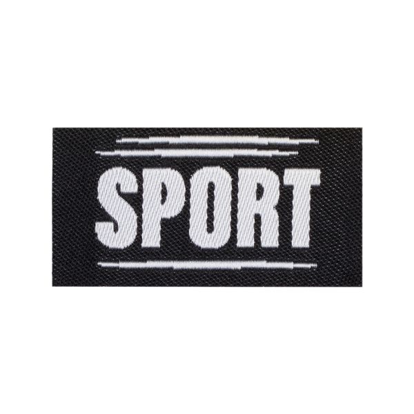 Нашивка полиэстер, 10 шт, 01-1 sport 2.2х4.3 см, Gamma HNP-1