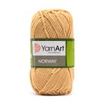 Пряжа YarnArt (ЯрнАрт) Norway / уп.5 мот. по 100 г, 105м, 805 карамель