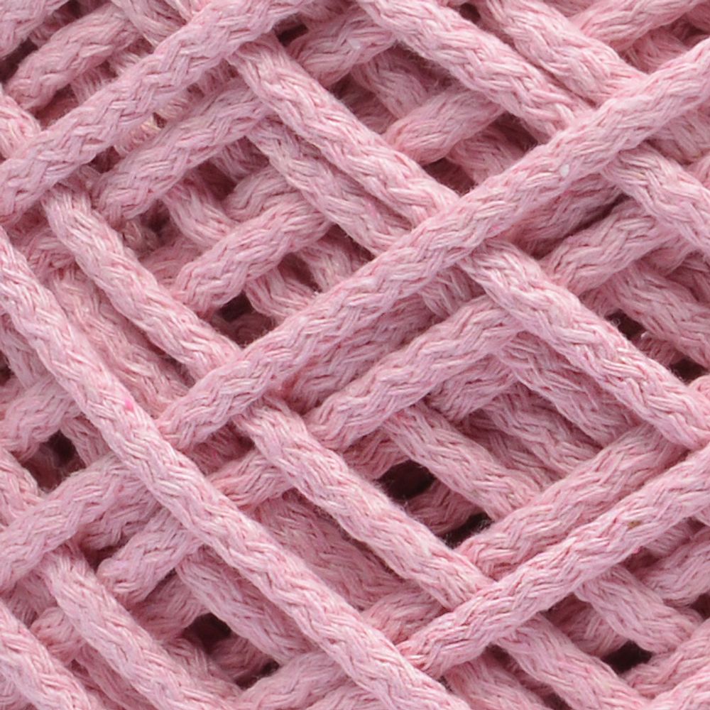 Шнур для макраме круглый х/б 06мм 60184/200 5 св.розовый уп.200м