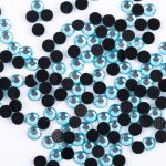 Стразы клеевые акрил 2.7-2.9 мм, 144 шт, 102 бирюзовый (aqua bohemica), Zlatka RS/144