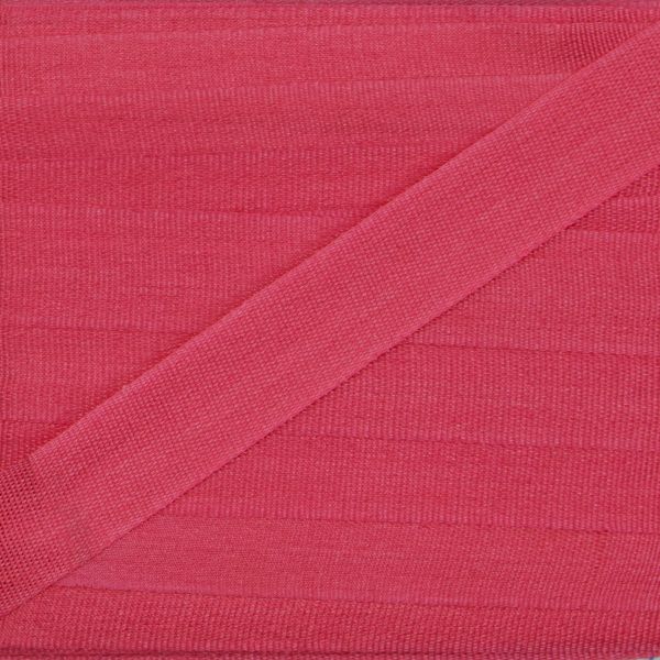 Лента (тесьма) шелковая 7.0 мм / 45.5±0.5 метров, №082 ярко-розовый, Gamma SR-7