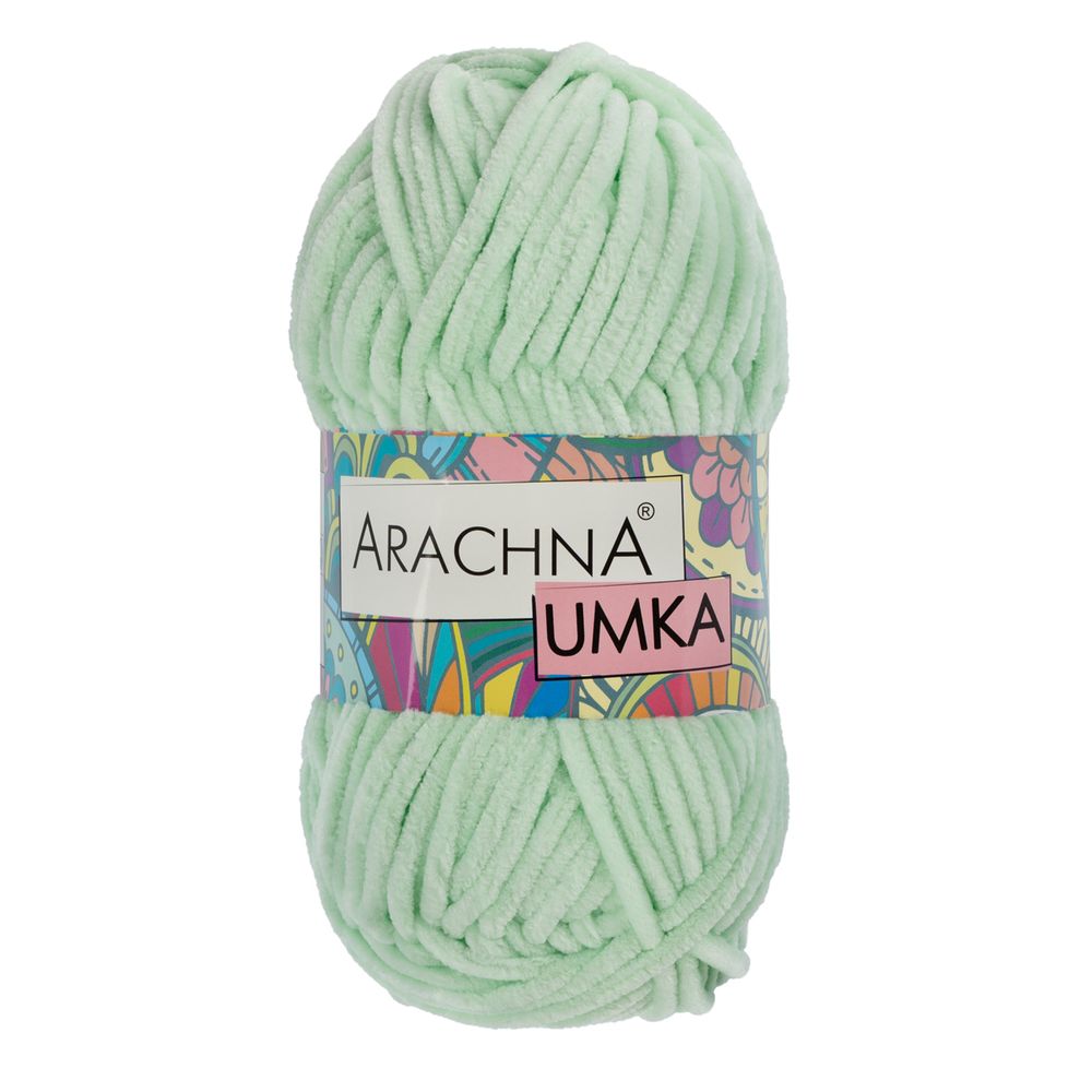 Пряжа Arachna Umka / уп.5 мот. по 100 г, 120 м, 23 мятный