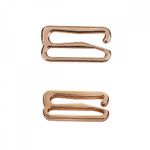 Крючки для бюстгальтера металл 15.0 мм, 915 цв.золото, уп.100 шт