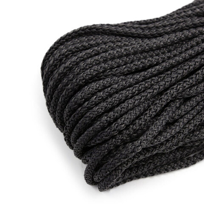 Шнур полипропилен круглый вязаный ⌀6.0 мм / 100 метров, 6-14 т.серый