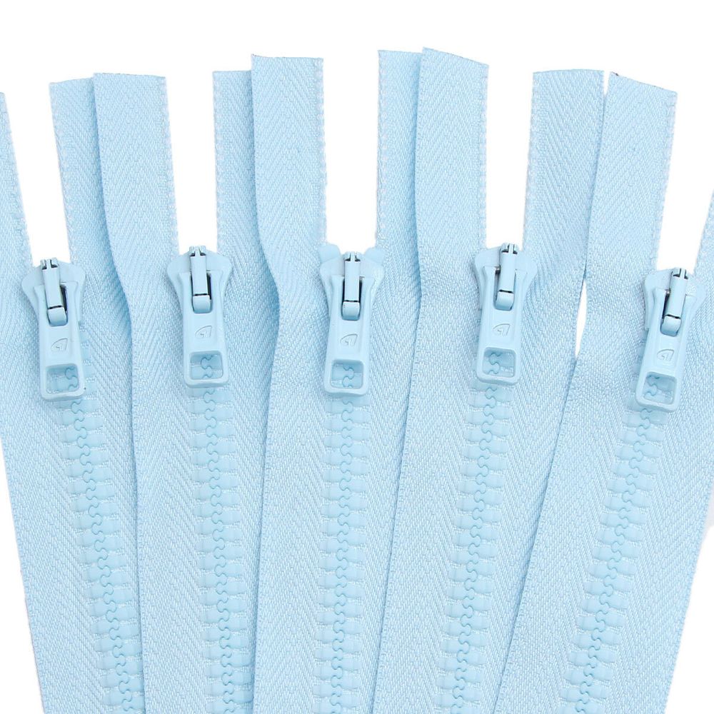 Молния трактор Arta Т6 (6 мм) 1 зам., разъем., 65 см, цв. 104 голубой, уп.5 шт