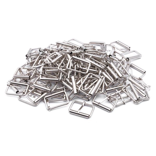 Пряжка ременная металл 32х19 мм, №7, никель, 100 шт