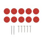 Набор креплений для суставов мишек Тедди фибра ⌀30 мм, 5 шт, NCF-30, HobbyBe NCF-30