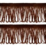 Бахрома отделочная 90.0 мм / 25 метров, 200 т.коричневый