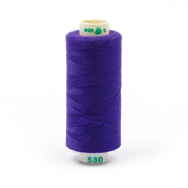 Нитки швейные бытовые Dor Tak 40/2, 366 м / 10 кат., 530 фиолетовый