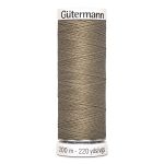 Нитки универсальные Gutermann Sew-all 100 (200 метров), 5 кат. | 724 бл. серо-коричневый