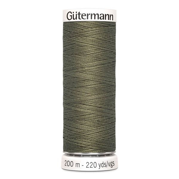 Нитки универсальные Gutermann Sew-all, 200м, 825 золотисто-оливковый, 5 катушек