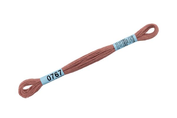 Мулине Gamma 100% хлопок, цв.0767 какао, 24 мотка по 8 метров