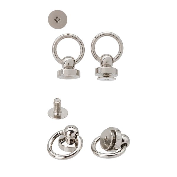 Ручкодержатель 19х14 мм, К 4008 никель полир, никель, ZM046, 10 шт