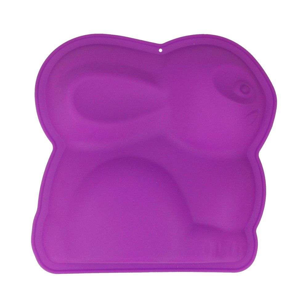Форма силиконовая для тортов и пирогов 21х20.8х3.5 см, Пасхальный кролик, Pan-Cake SPC-0017