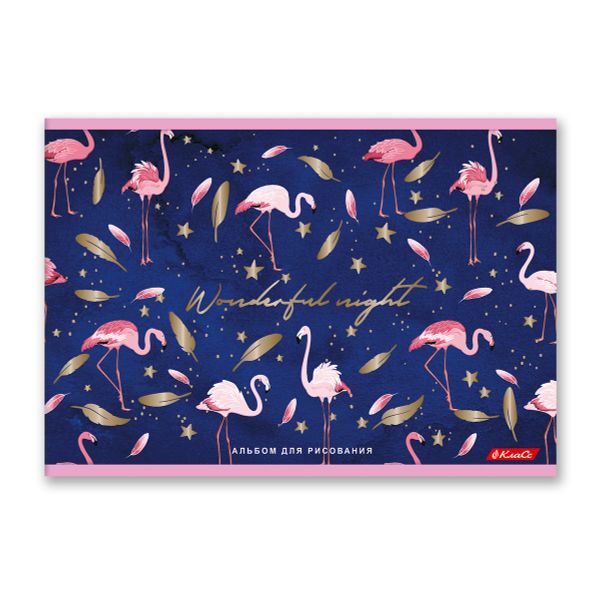 Альбом для рисования, фольга, 100 г/м², A4 29х20.5 см, 40 л. на скобе, 5 шт, 000231 Волшебный сон, Светоч 40АЛСК4_7_3_9