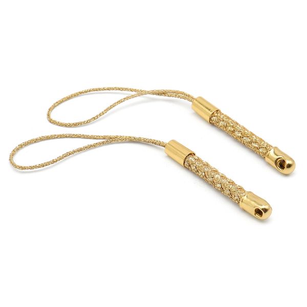 Шнур для брелоков металлизированный, 2 штук, Astra&Craft (Золото), 4AR346