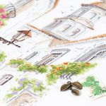 Набор для вышивания нитками Чудесная игла, По старым улочкам 18х26см