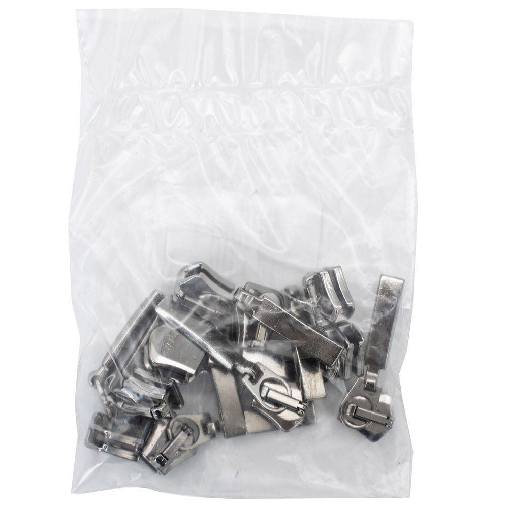 Слайдер (замок) для молнии трактор Arta Т6 (6 мм), черн. никель -F, уп.10 шт, S090324