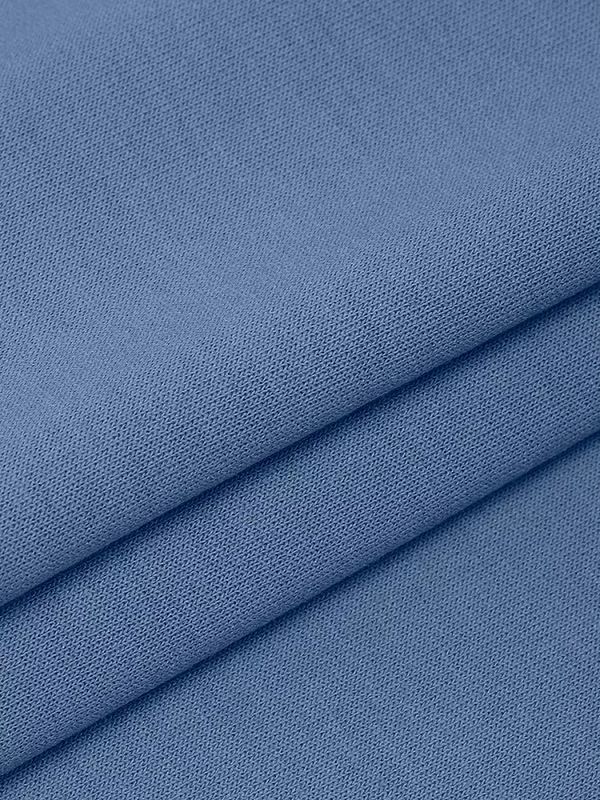 Футер 2х нитка петля Поливискоза стрейч 220г Small French Terry цв.55 джинс в нарезке 3м