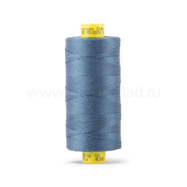 Нить отделочная Gutermann Mara 30/2, 300 м, 702404, 435 зелено-синий, 1 катушка