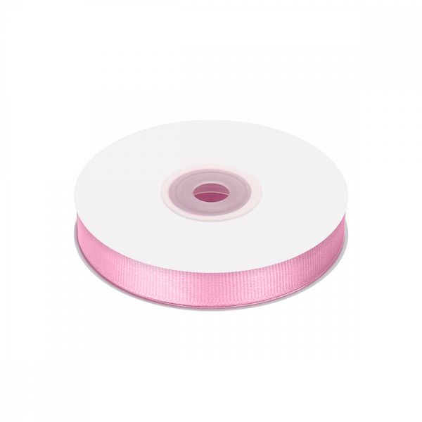 Лента репсовая (в рубчик) 12.0 мм / 22.8±1 метра, F133 розовый, Magic4Hobby