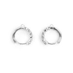 Швензы 13.5 мм, 10 шт (5х2 шт), 01 под серебро, Zlatka FMK-H19