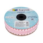 Кружево гипюр (плетёное) 28 мм / 10±0.2 метра, GP003CR кремовый, Gamma GGM-2803