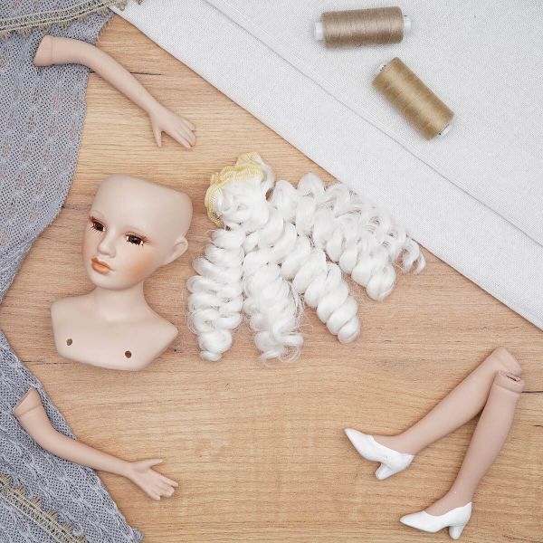 Трессы Элит кудри №38 1001, длина волос 38см, ширина 100 см, 1шт, 26455