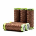 Нитки отделочные Gutermann Top Stitch, 30м, 245 золотисто бежево-розовый, 5 катушек