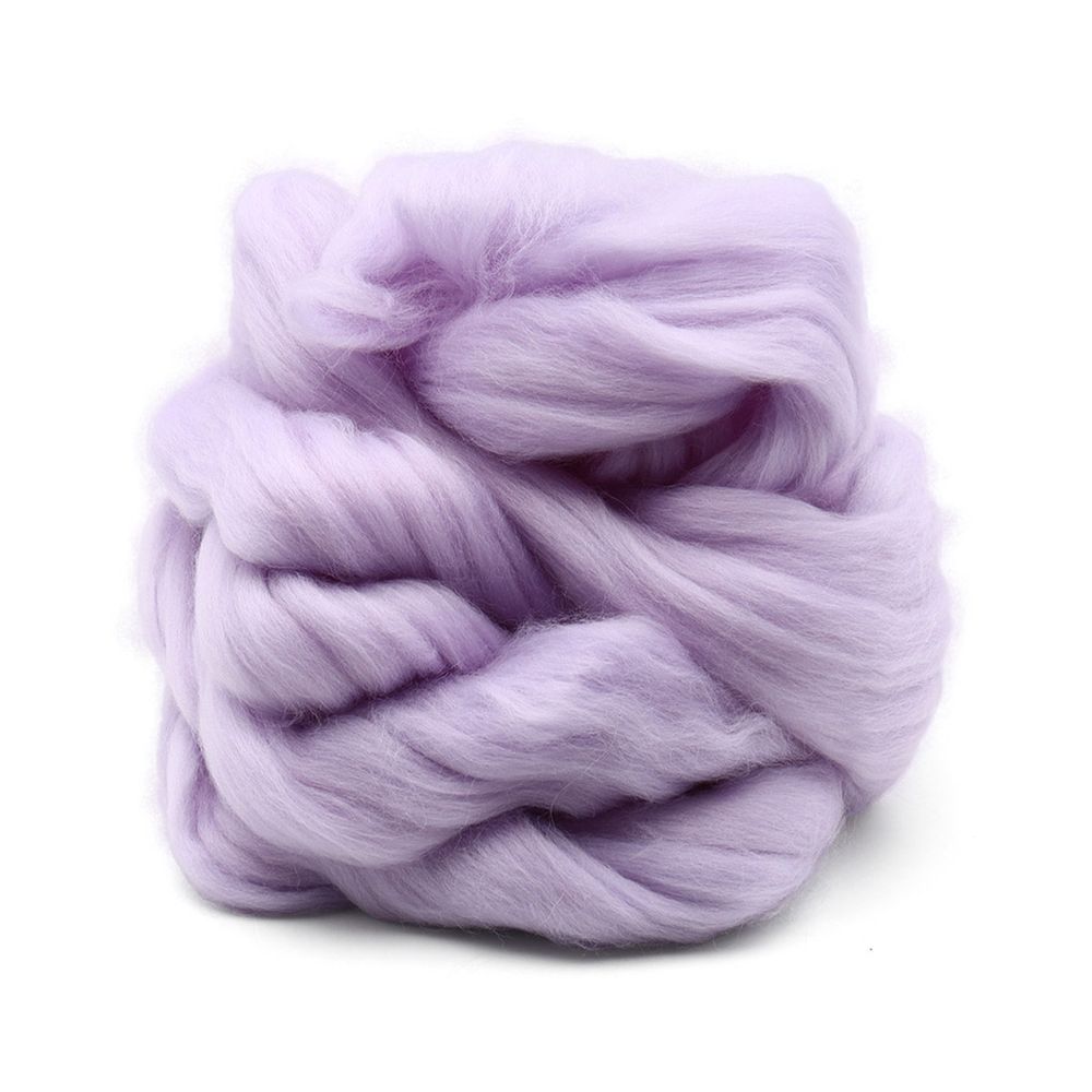 Шерсть для валяния мериносовая тонкая 100%, 100 г, цв.25 кристалл