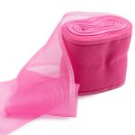 Лента для бантов (капрон) _8 см, 25 м (розовый) С3501