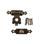 Фурнитура для декоративной отделки замок 2х1.7 см, 1 шт, №01 бронза, Промысел WF-072
