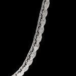 Кружево вязаное (тесьма) хлопковое 20 мм / 9.14 метров, бежевый