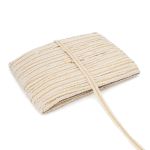 Тесьма отделочная твидовая 15 мм / 82.29 метра, с люрексом, натуральный/золото, 3Al284